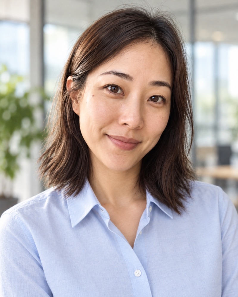 AI illustration: Shirt · office portrait of a fictional adult